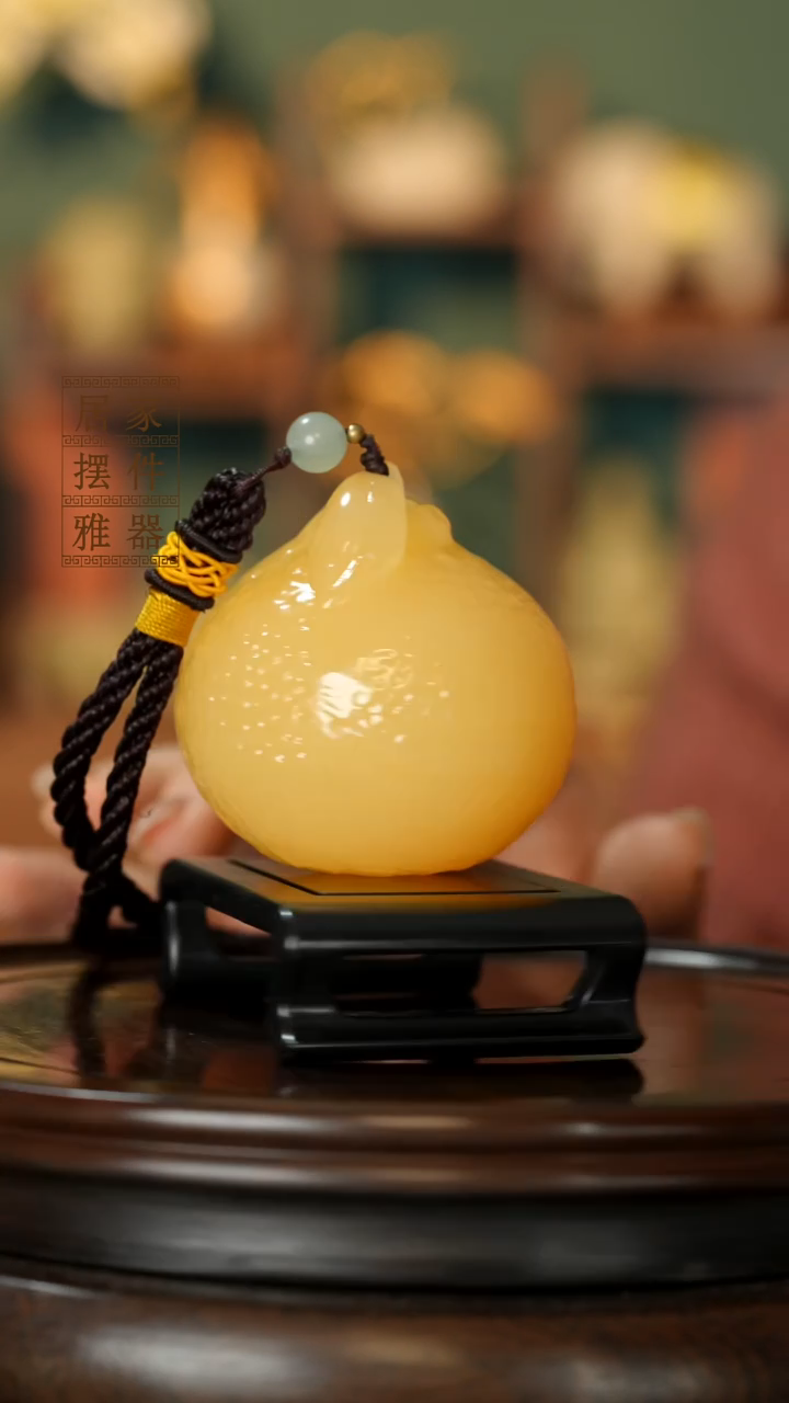玉《大吉大利橘子》摆件