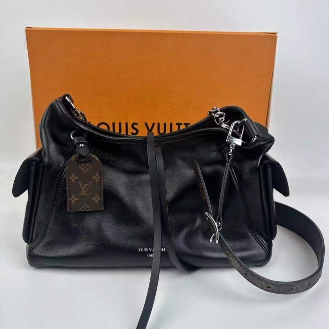 95新 LV GGS丨carryall小号黑银芯片款/52727853