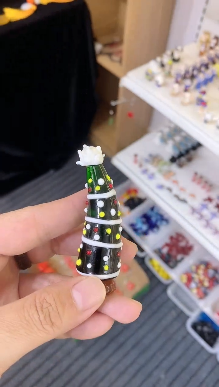 琉璃手工艺品圣诞树