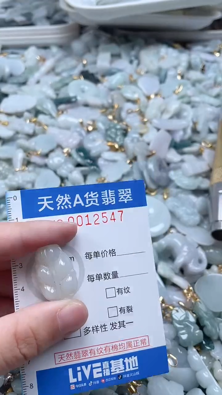 翡翠未镶嵌吊坠(不含链)1