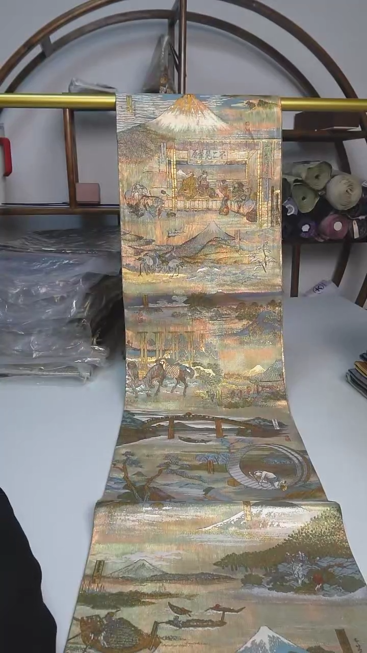 【闪购商品】织绣35西阵织六通人物