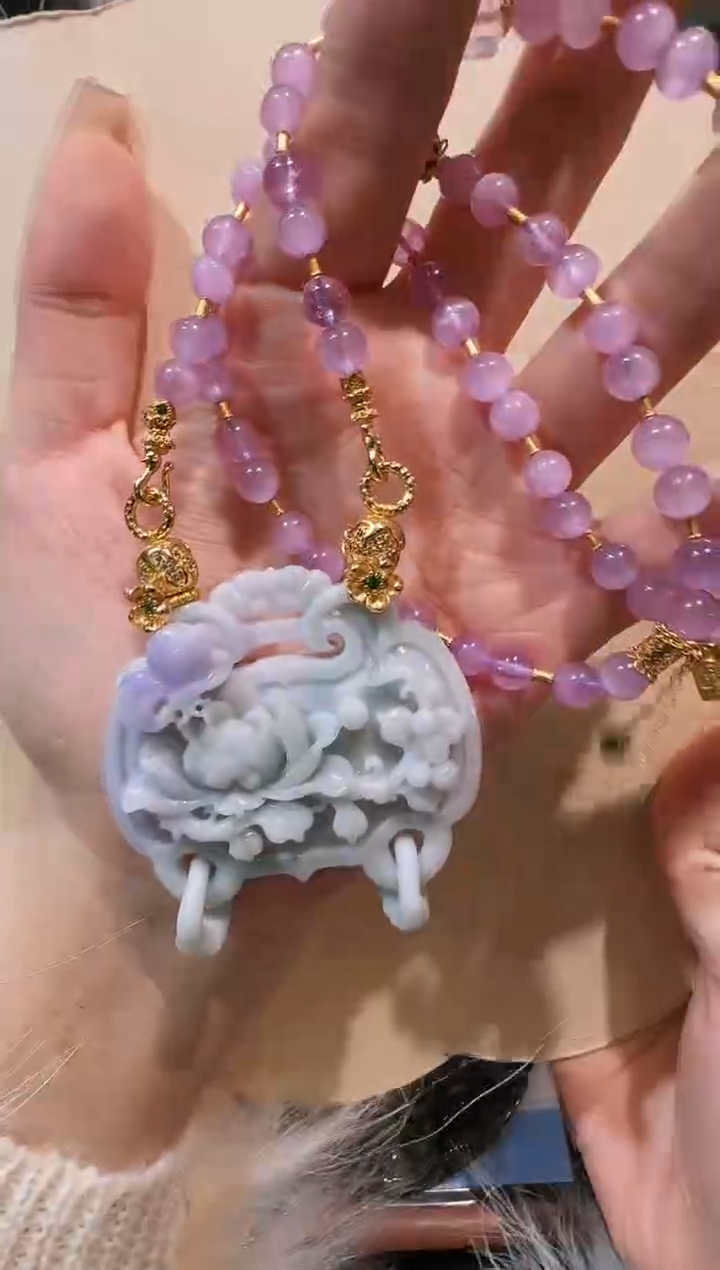 【闪购商品】翡翠颈饰未镶嵌国风