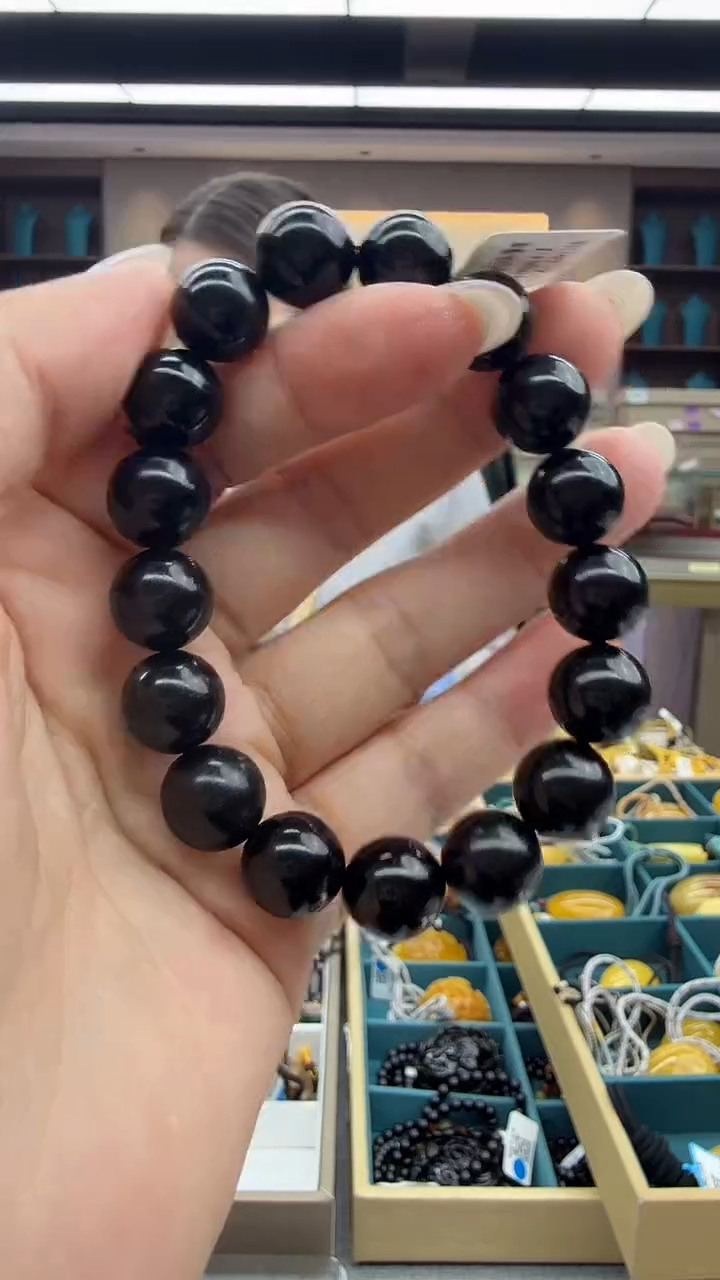 手链琥珀未镶嵌26秒拍号 假一罚三 11mm