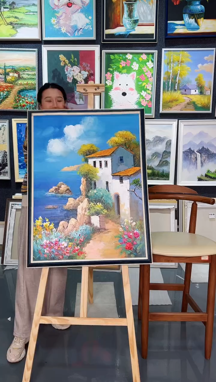 【闪购商品】油画112号 60*80 海景-手绘油画