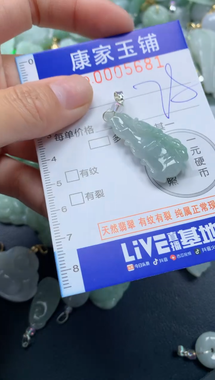 颈饰未镶嵌翡翠5681