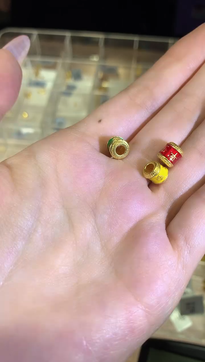 【闪购商品】定制足金吊坠(不含链)平安喜乐吊坠a78