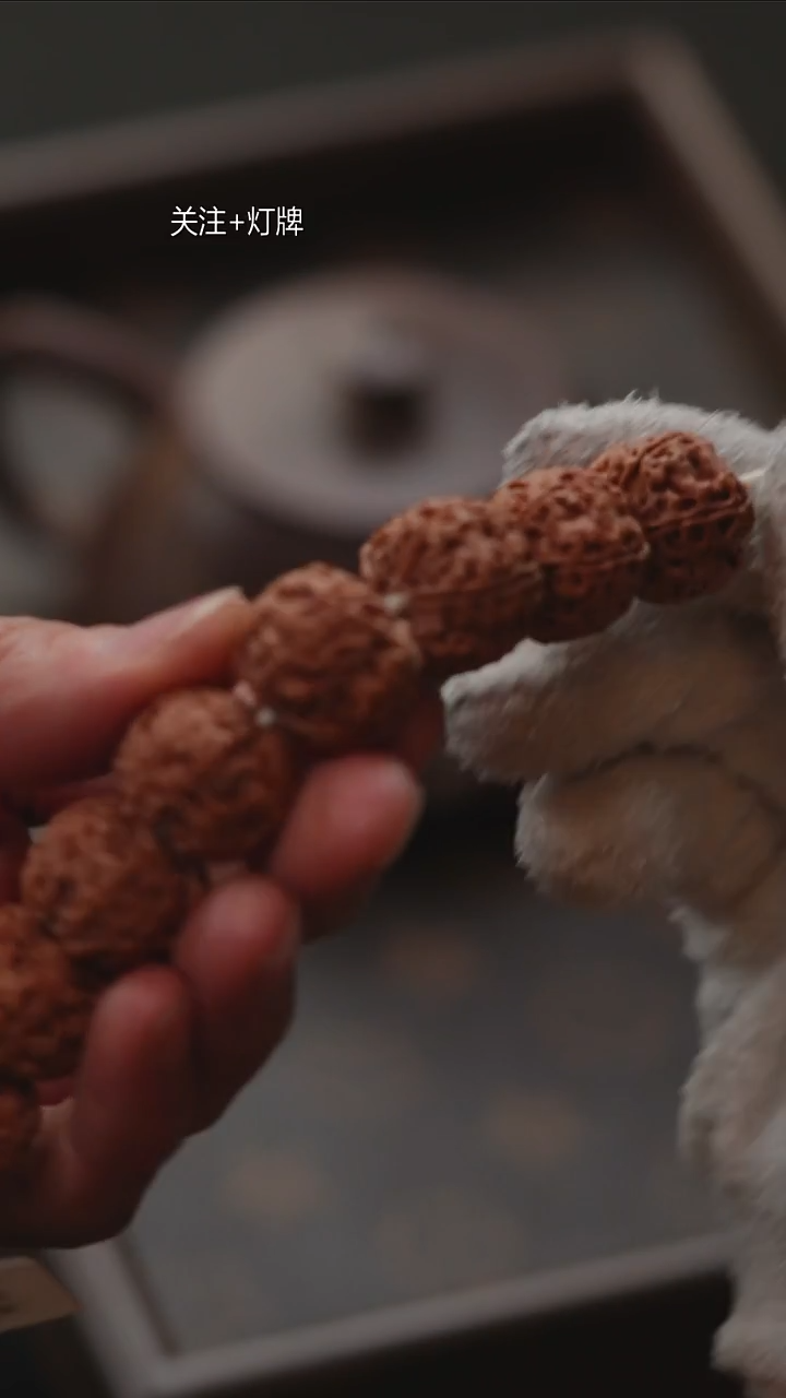 手串金刚菩提原生态超头【梅花系列灯笼J63】18尺