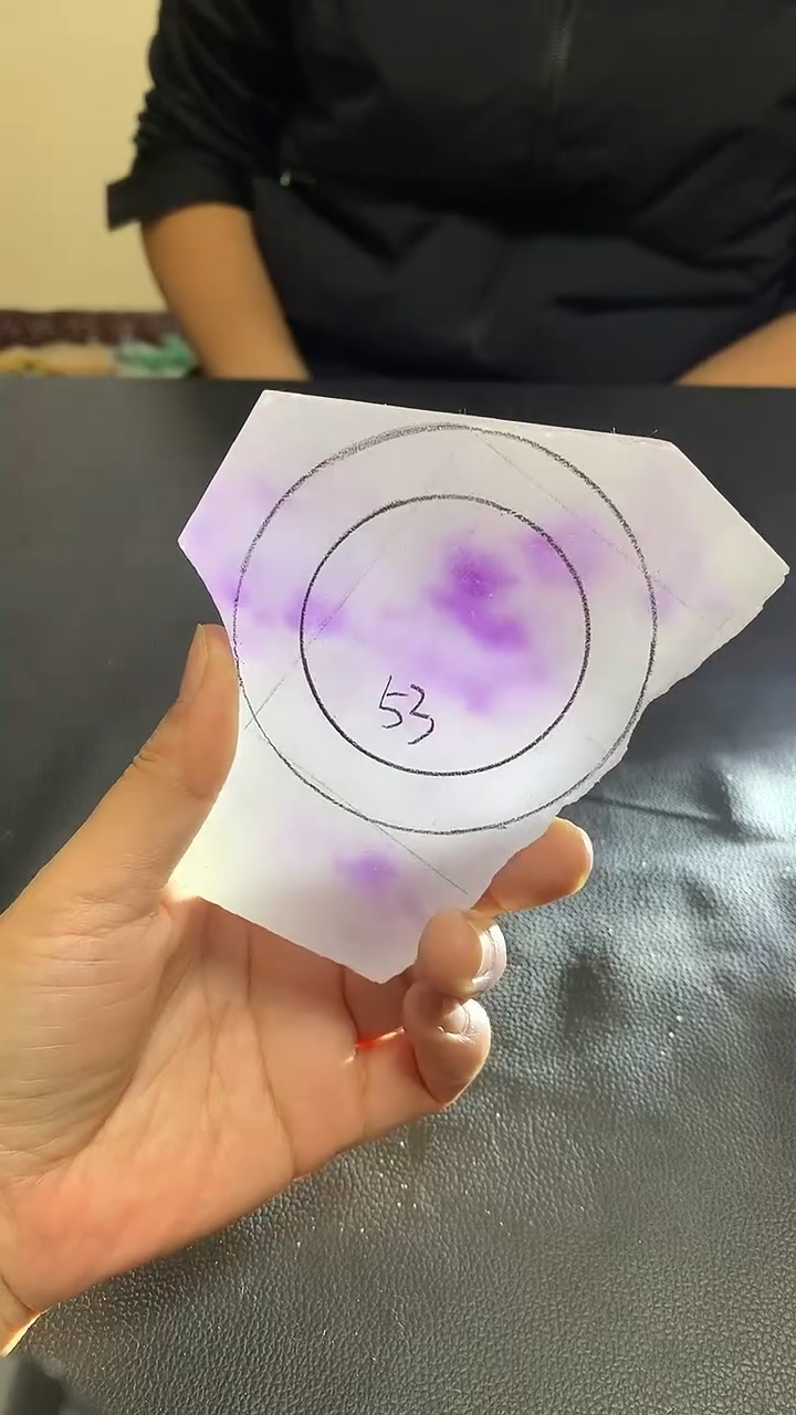 玉冰花色边角毛胚
