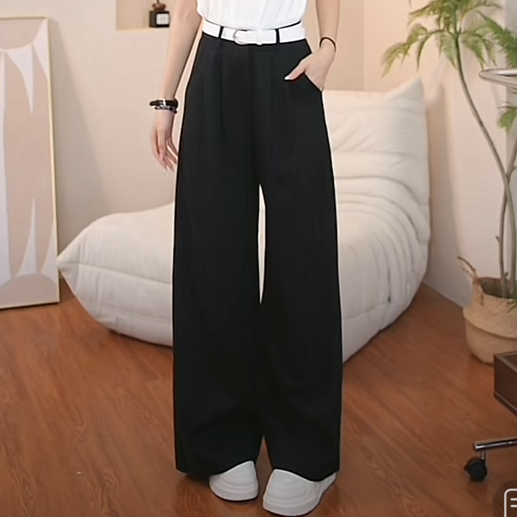 【43】AL纯色磨毛时尚微弹力休闲高腰休闲裤