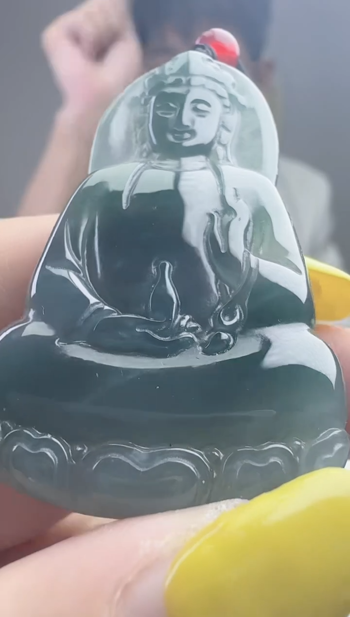 颈饰未镶嵌翡翠天然A货翡翠  多样性随机发其一