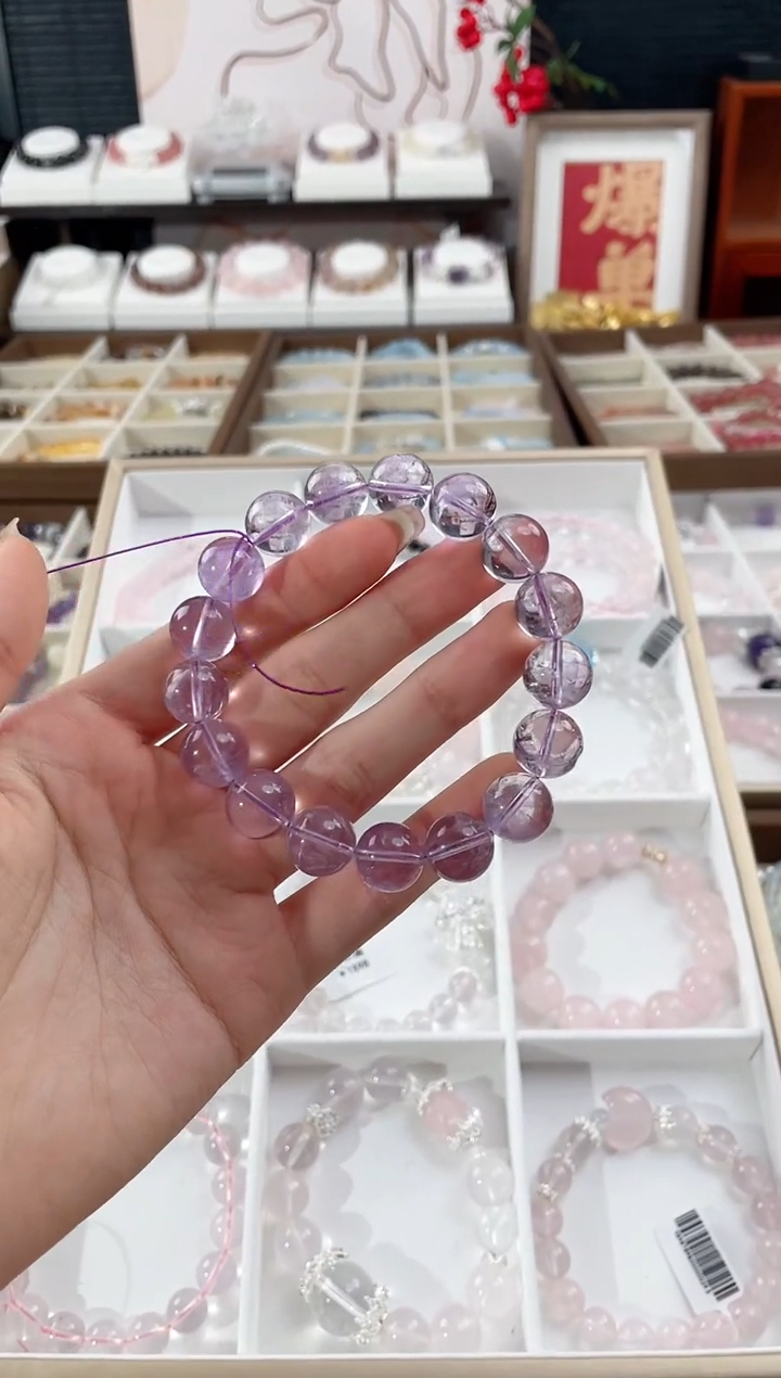 【闪购商品】水晶手链未镶嵌天然水晶单圈双圈素圈设计款气质