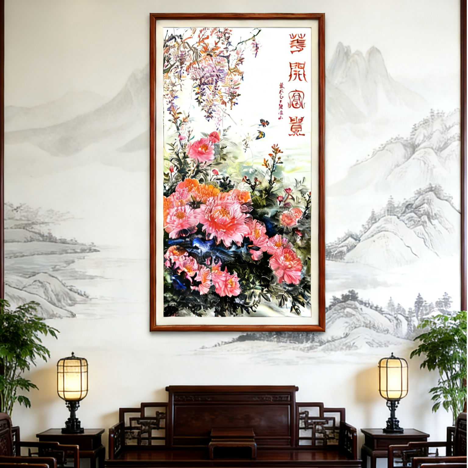 陈远山老师原创作品《花开富贵》