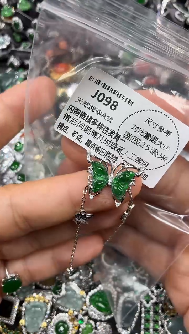 颈饰未镶嵌翡翠J098手链