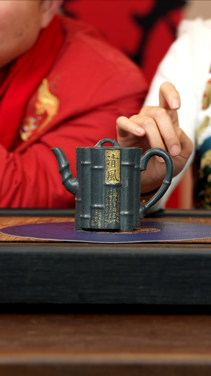 【闪购商品】紫砂茶壶CLQ 雪花绿 十三竹 