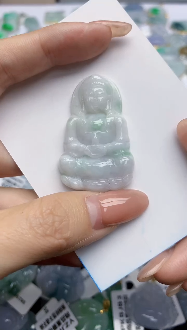 【闪购商品】翡翠挂件未镶嵌天然翡翠A货