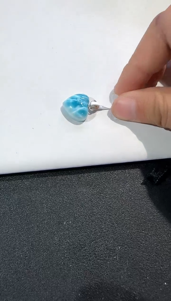 【闪购商品】针钠钙石（海纹石）吊坠(不含链)未镶嵌41号