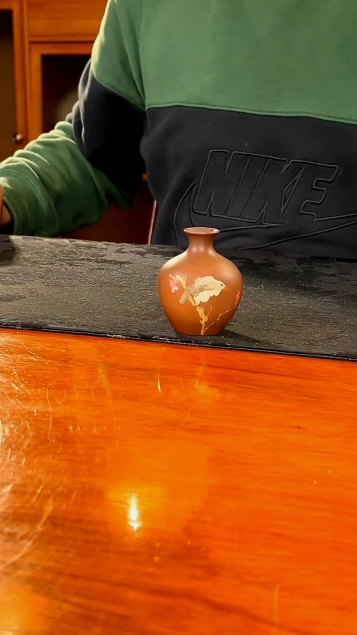 【陶点茶Yun】建水紫陶 小花器 盖置