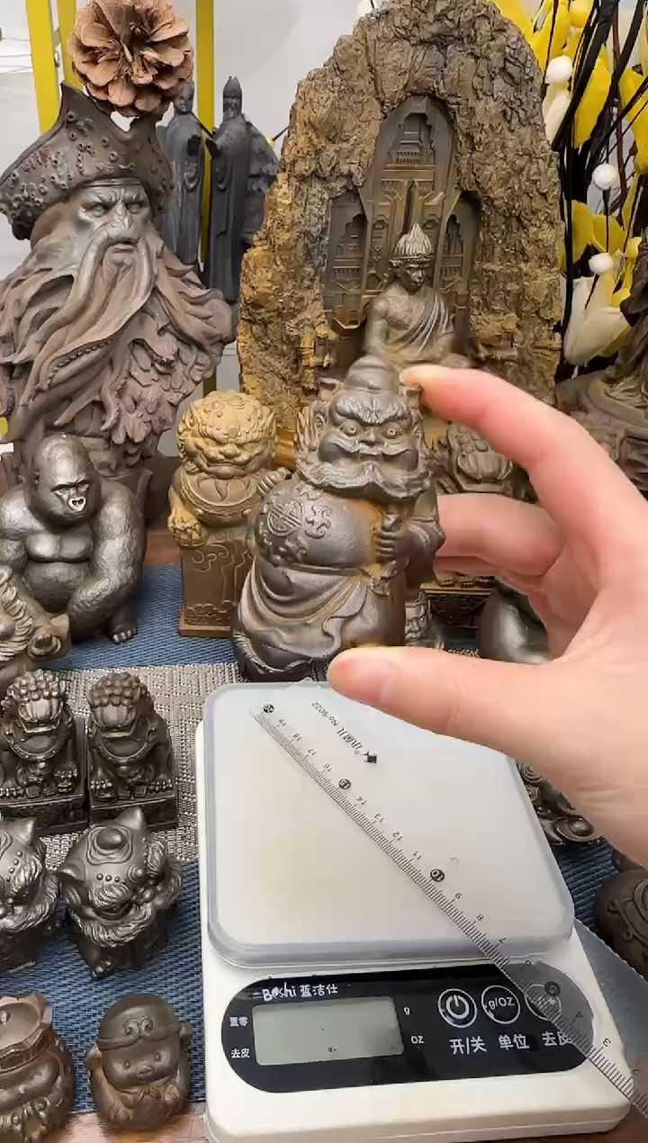 铁精致创意小号钟馗摆件