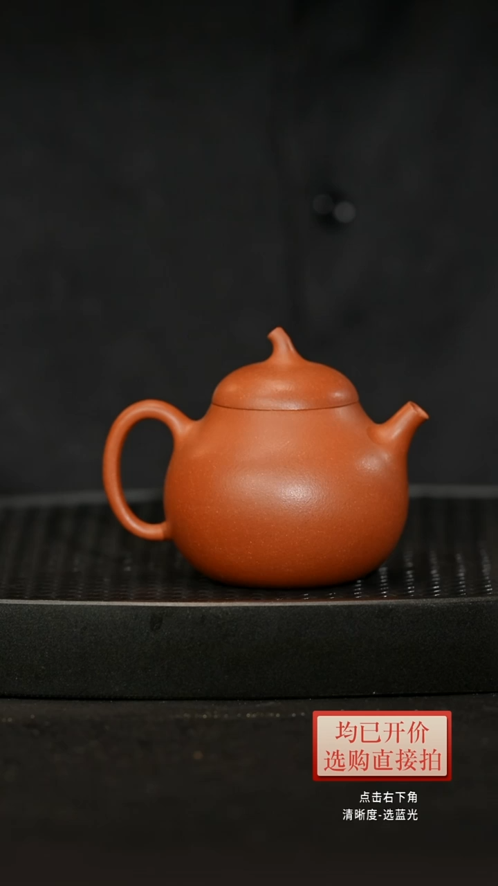 茶壶紫砂降坡茄瓜 王林款 140CC