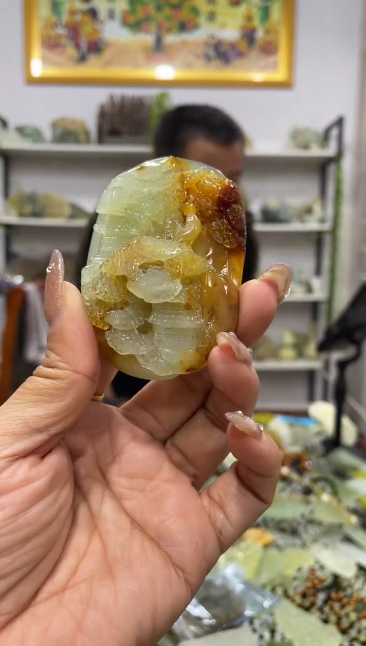 【闪购商品】岫玉手把件未镶嵌            