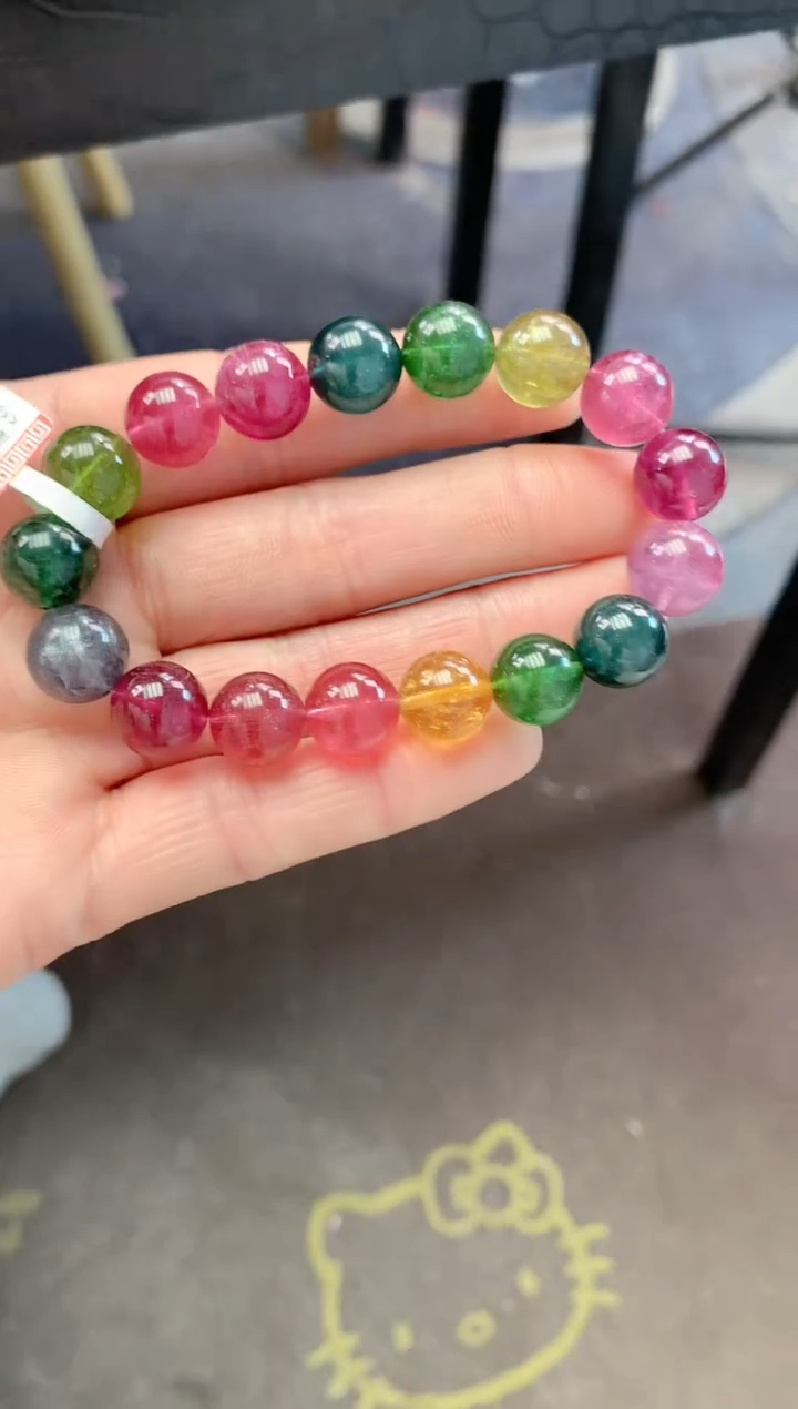 【闪购商品】碧玺手串未镶嵌多样性发一条