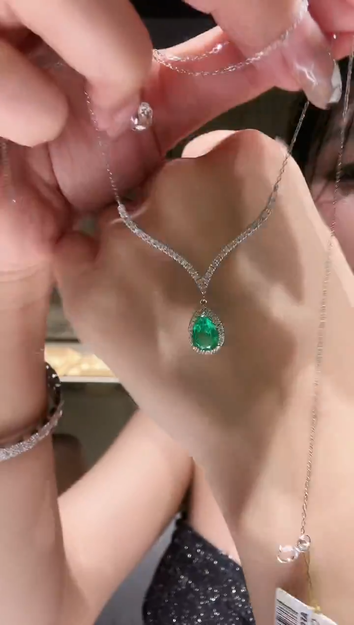 铂Pt950镶嵌项链钻石AF0808-PT-45