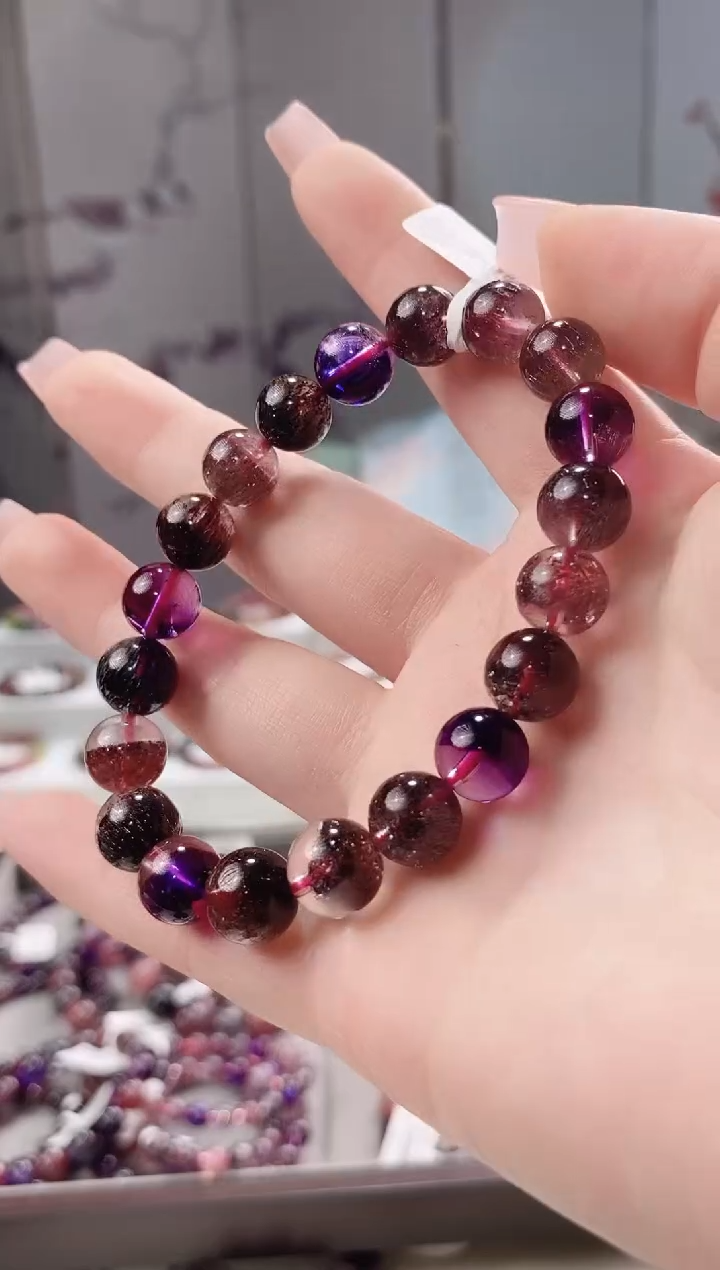 【闪购商品】水晶超七单圈9.8*未镶嵌多人多样性发其一