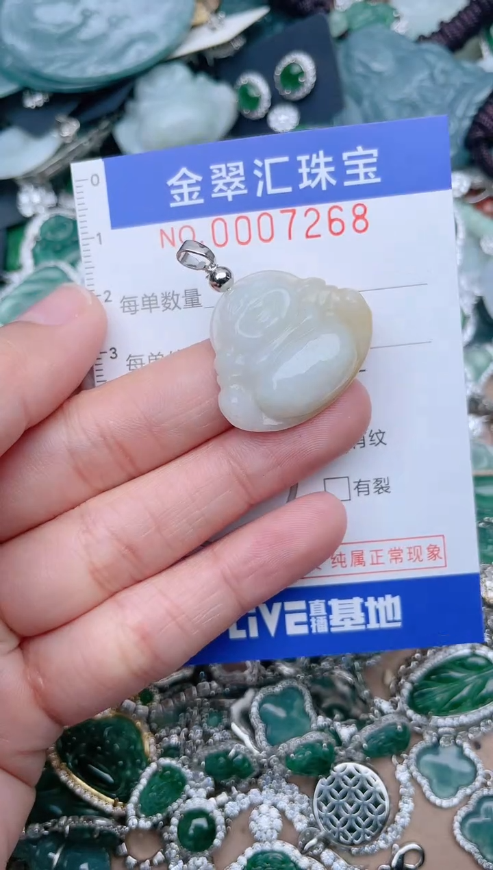 【闪购商品】翡翠颈饰未镶嵌7268..1....