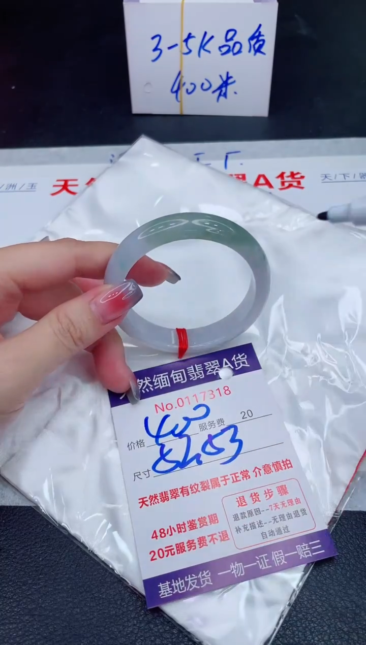 未镶嵌手镯翡翠400.00