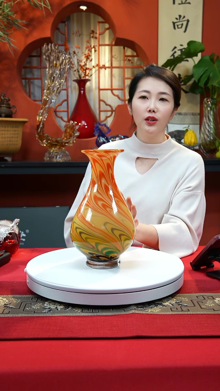 手工艺品琉璃花瓶