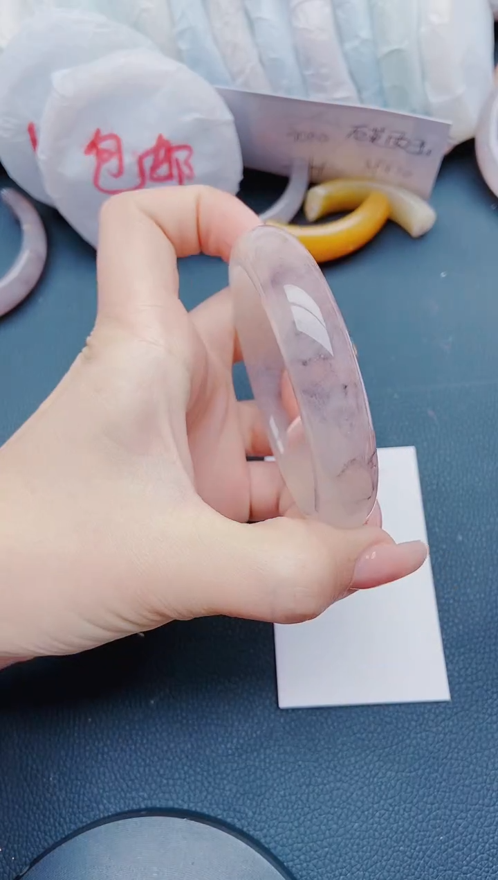 【闪购商品】石英质玉手镯未镶嵌L79-59-60