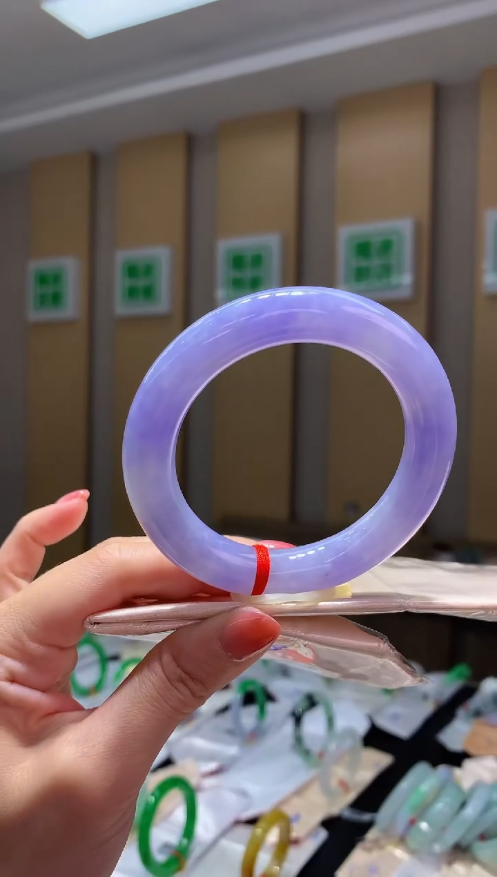 未镶嵌手镯翡翠-Q282 圈口54.3 全款8.8万 定金2万