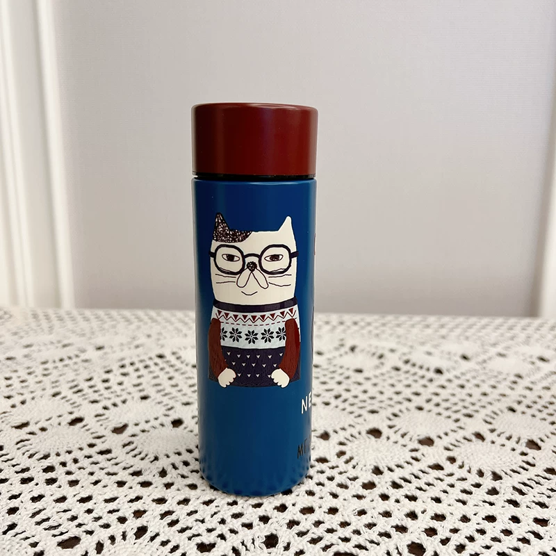 7711眼镜猫蓝色口袋杯