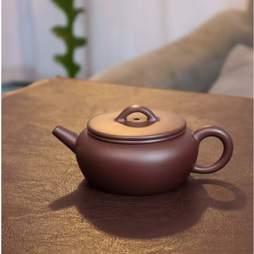 【大彬诗意】紫茄泥 160cc 倪文超 全手工紫砂壶