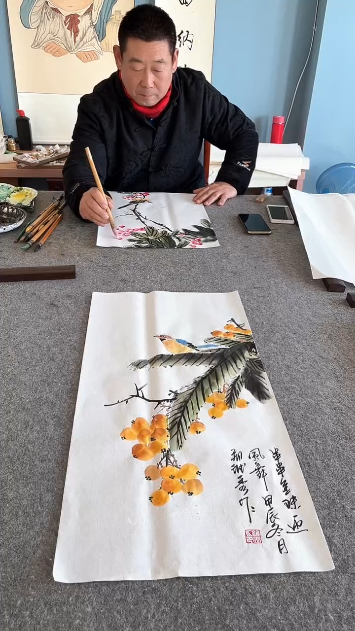 【闪购商品】国画小写意花鸟、手绘