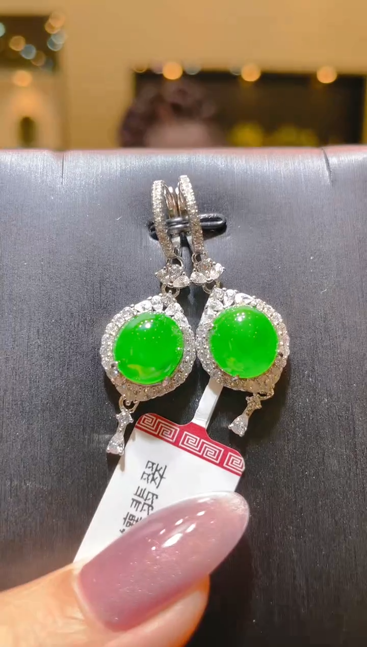 【闪购商品】翡翠银S925镶嵌吊坠(不含链)A13