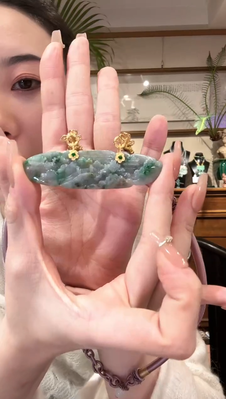 【闪购商品】翡翠颈饰未镶嵌国风