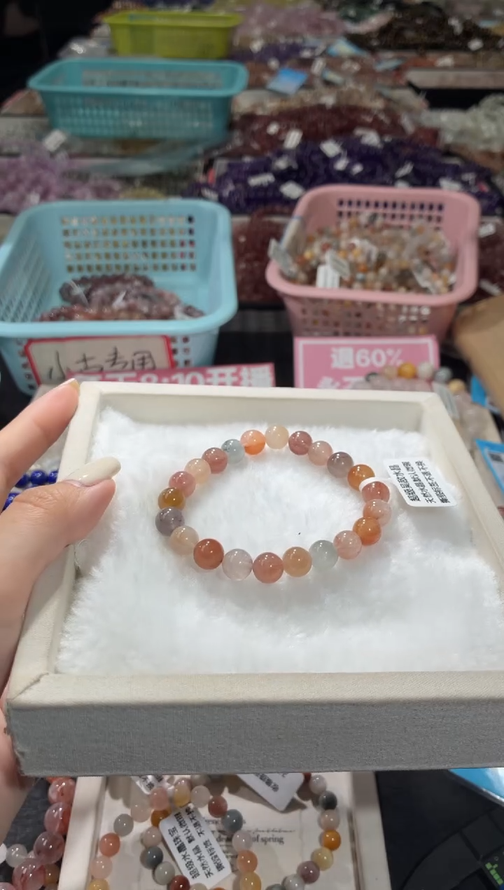 未镶嵌手链水晶223号 多样性发一W   8+