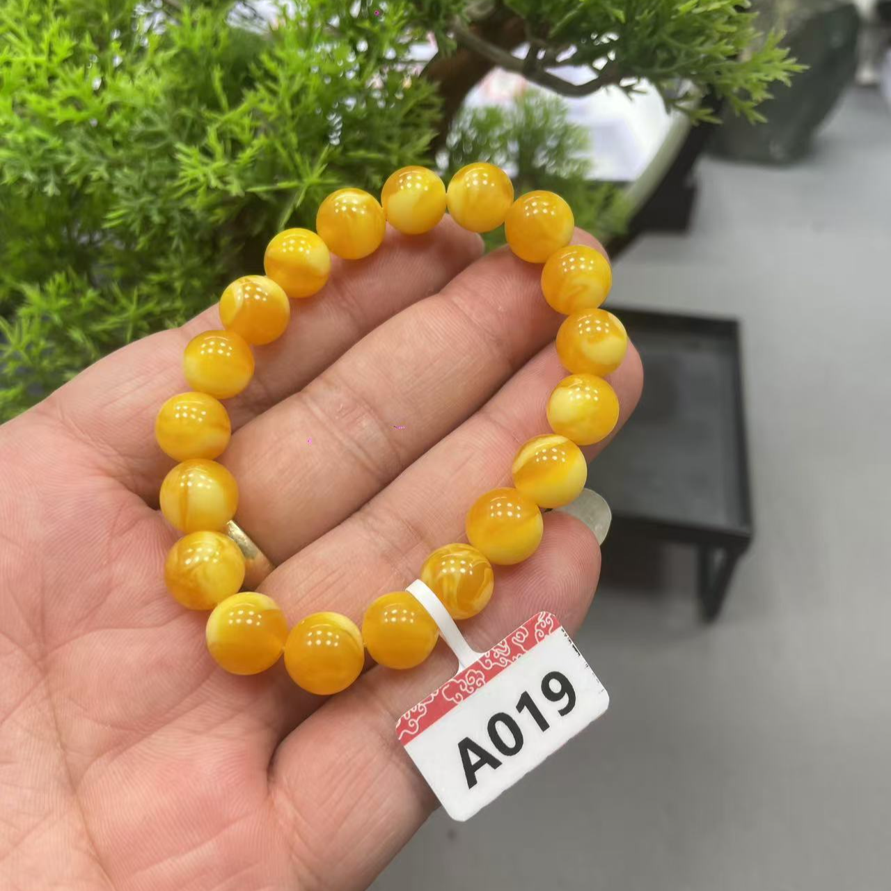 【喜汇甄选】A019蜜蜡单圈手串