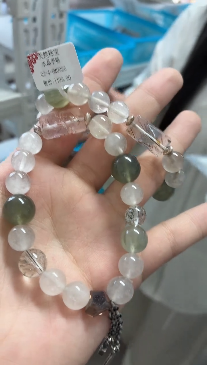 手串未镶嵌水晶NX0334水晶手链多样性发一