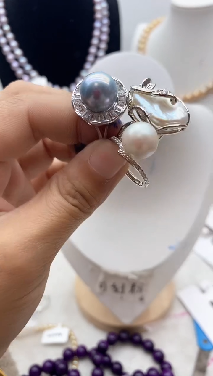 【闪购商品】淡水珍珠颈饰钛钢163