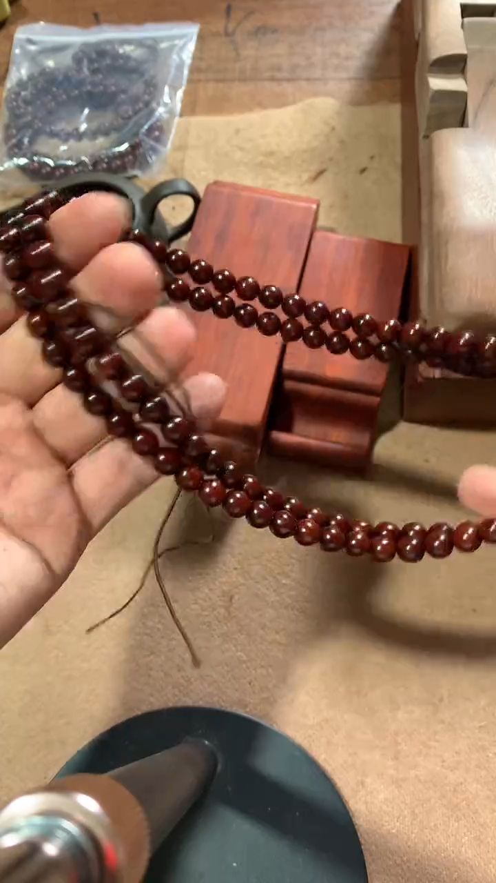 木紫檀木圆形108颗0.8直径