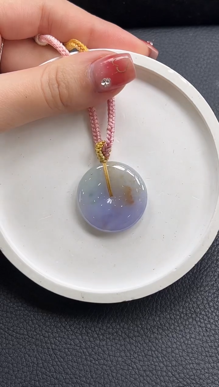 【闪购商品】翡翠颈饰未镶嵌平安扣