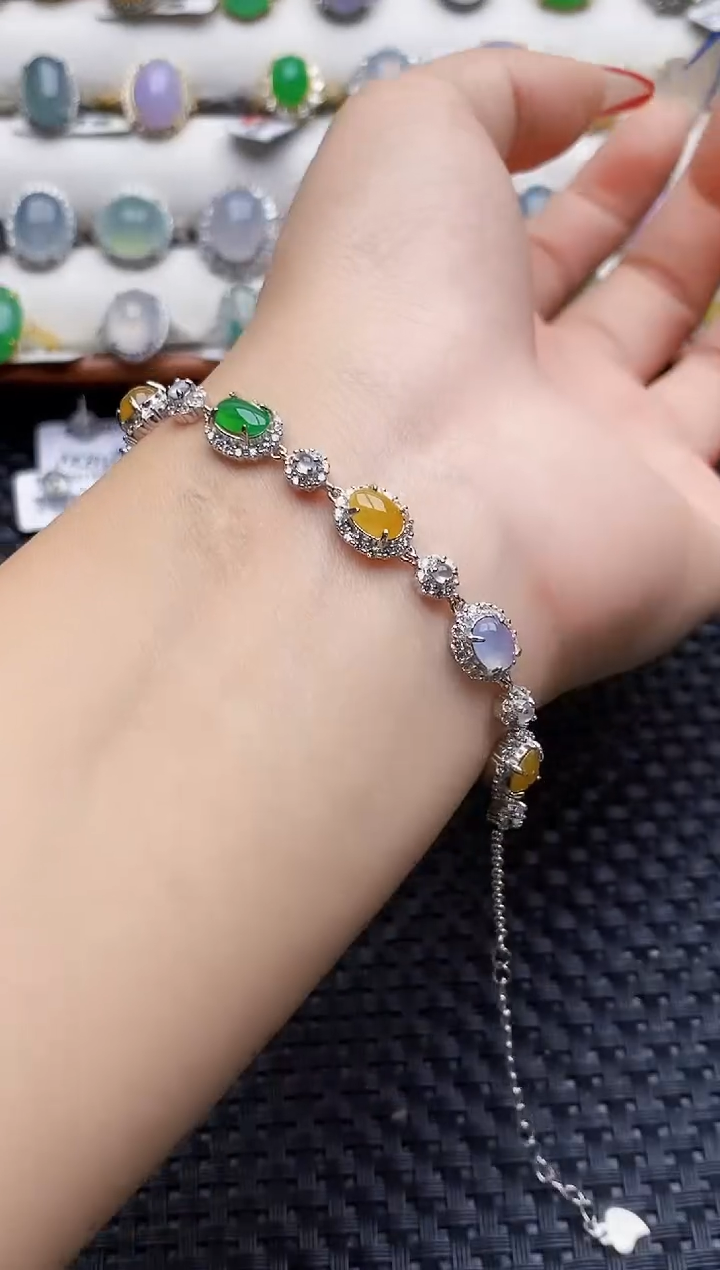 银S925镶嵌戒指翡翠2173