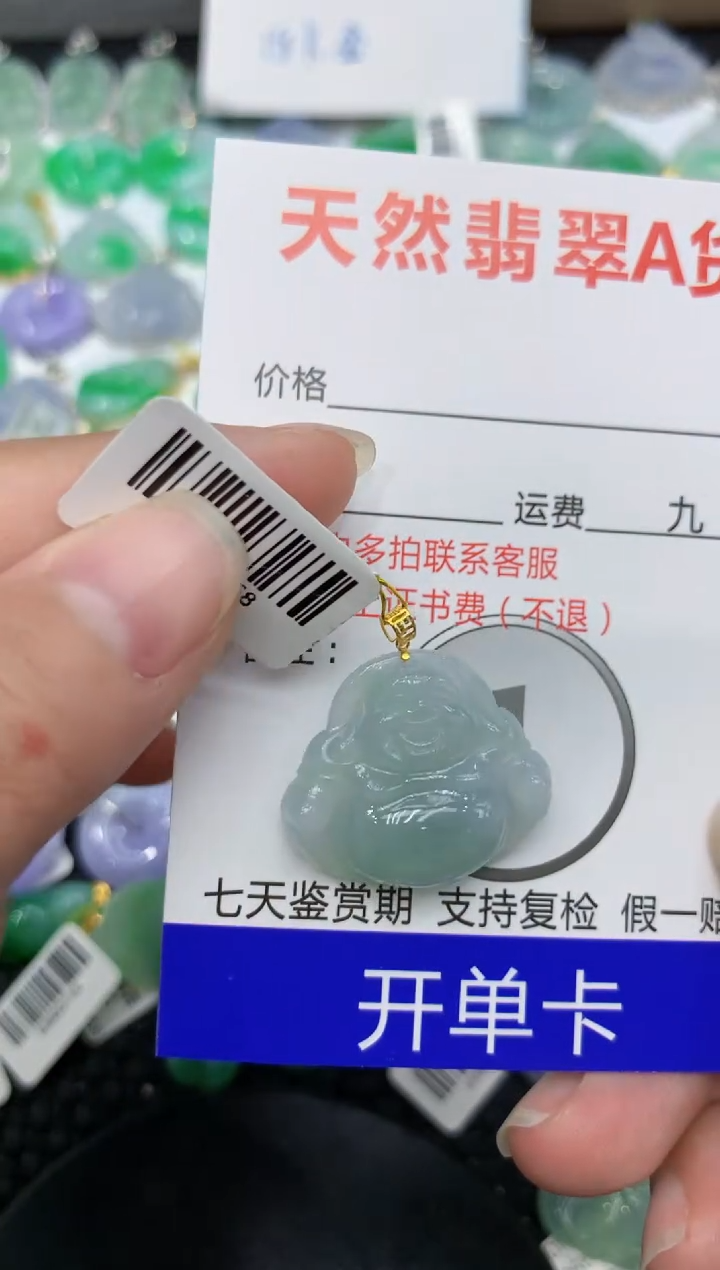 【闪购商品】翡翠颈饰18K金镶嵌111111111111