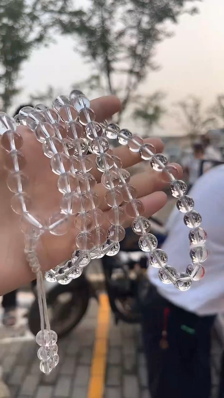 未镶嵌项链水晶天然多样性发一10mm