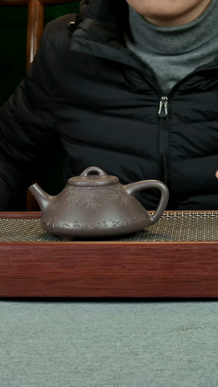 茶壶紫砂子冶石瓢