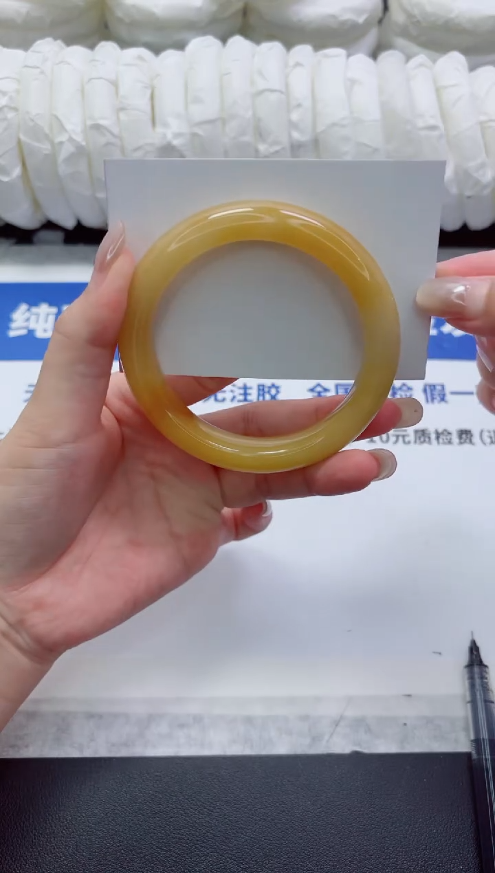 未镶嵌手镯石英质玉8-58.5