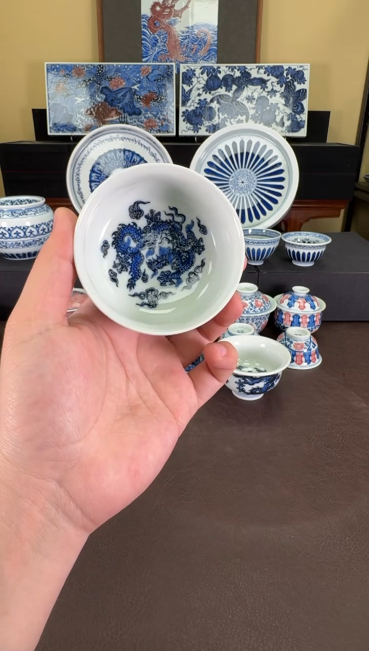 【闪购商品】羿器窑四龙矮炉式杯