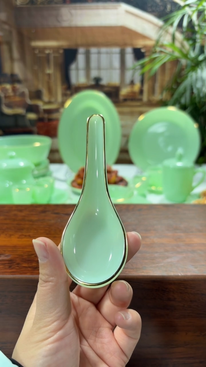 【闪购商品】....小汤勺玉瓷10个 【贝美】